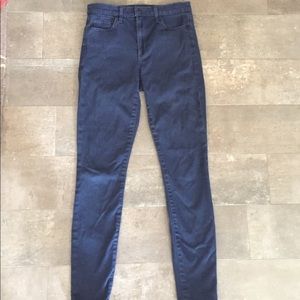 High rise skinny jeans